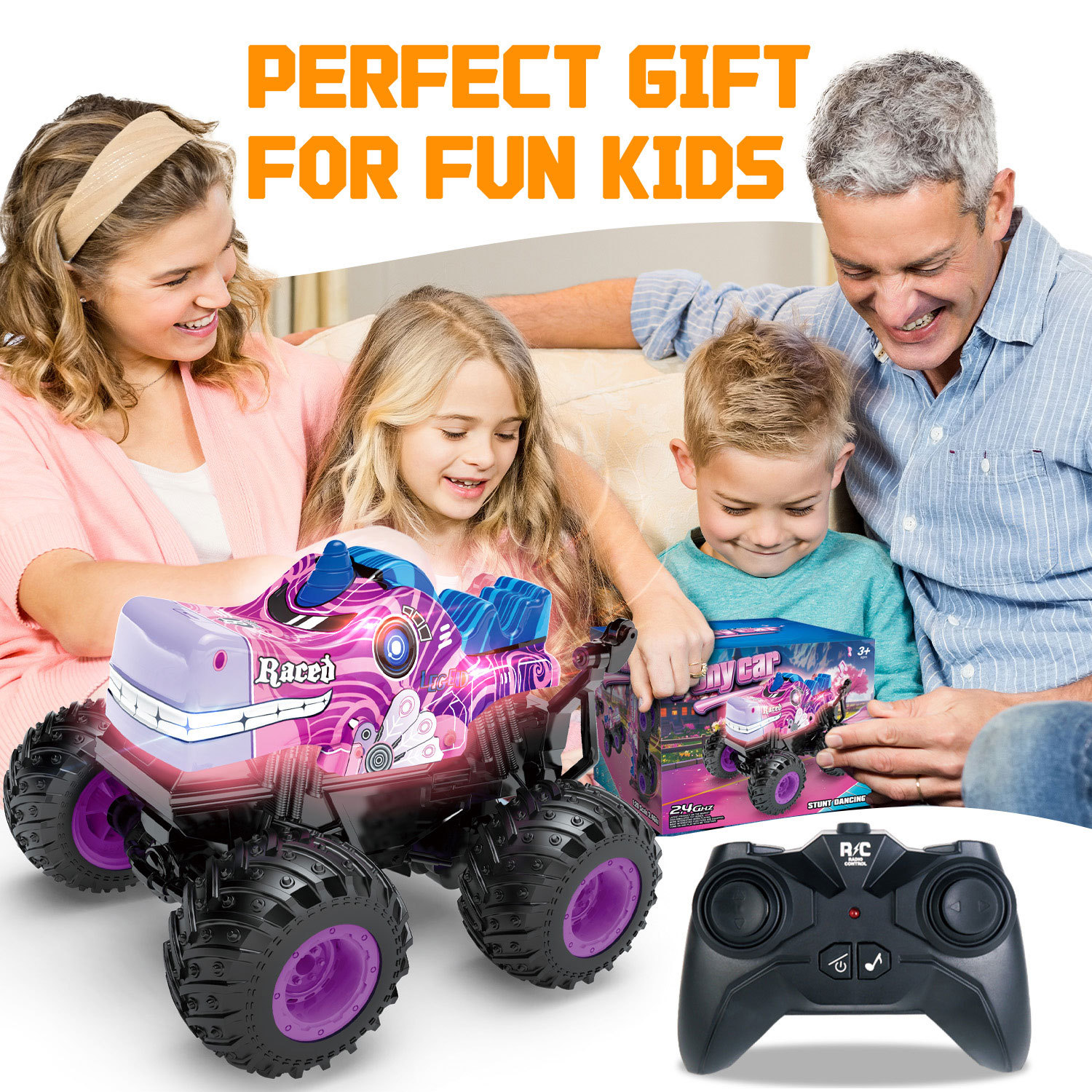 Kids Toys Under $20 - 1:20 Remote Control Stunt Car 360