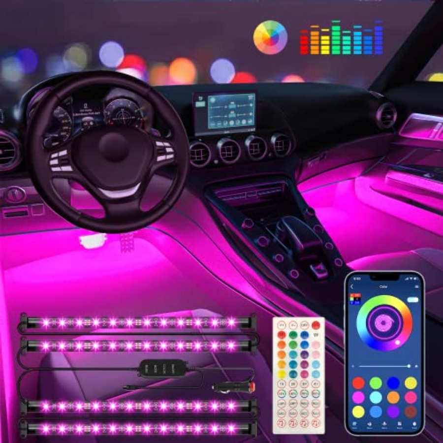 Remote Control Car - Interior Car Lights Car Accessories APP