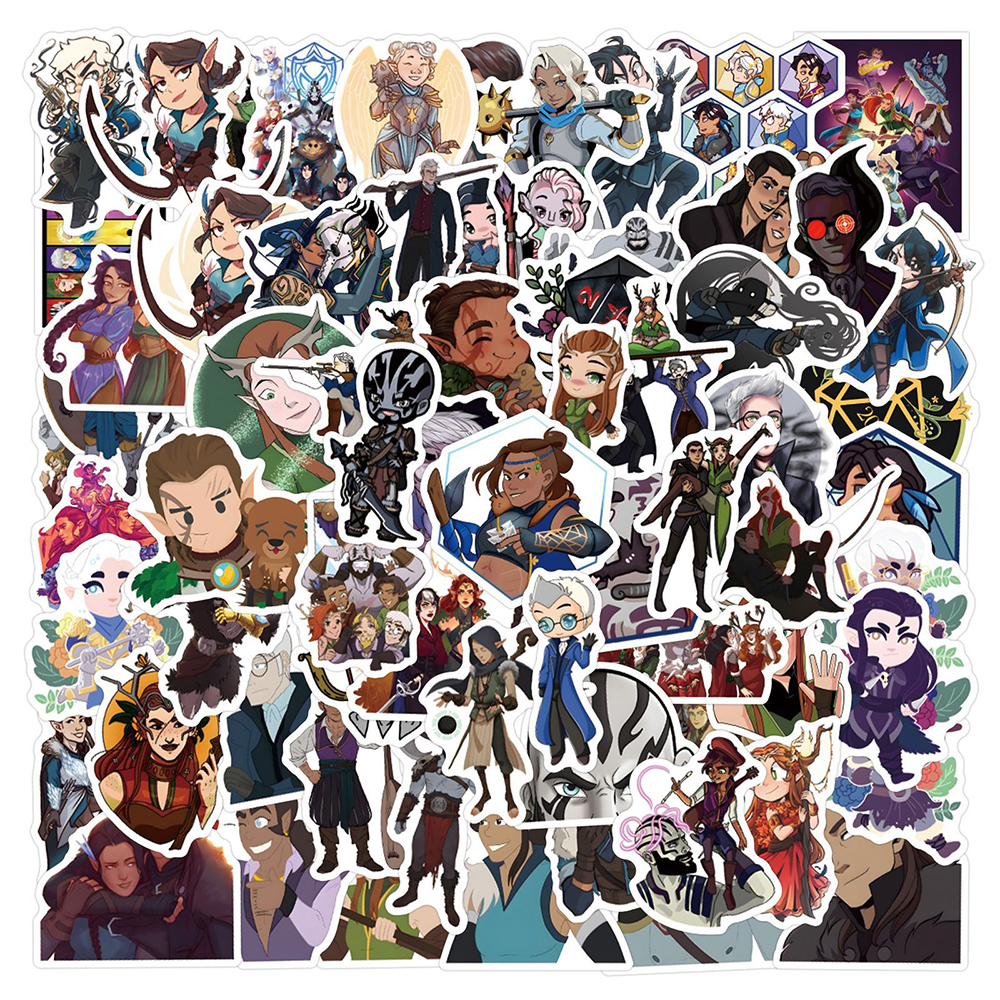 Kids Toys Laptop - 10/30/50/110pcs Anime Vox Machina Graffiti Stickers