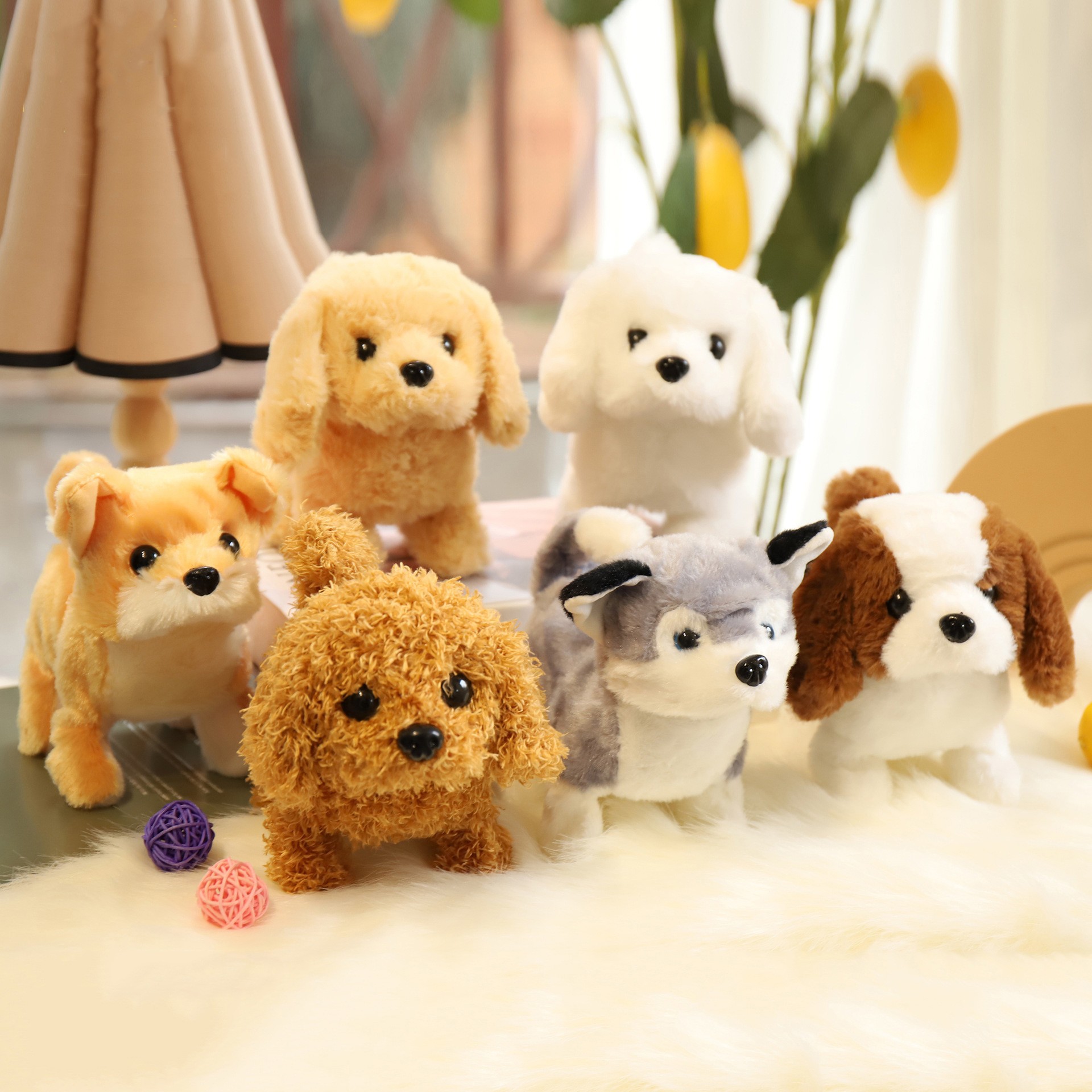 Kids Toys Dog - Interactive Robotic Puppy - Realistic Walking,