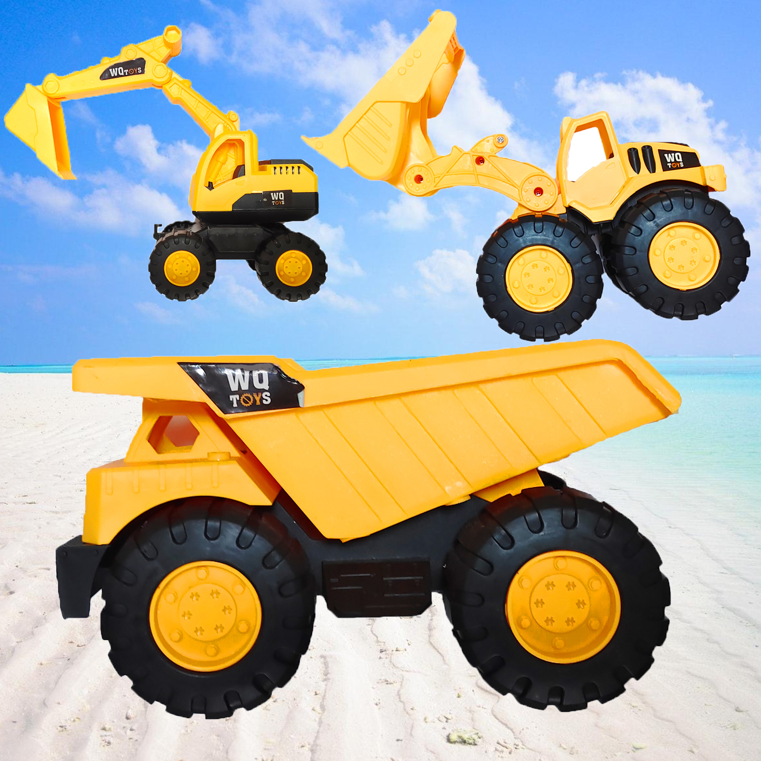 Kids Toys Jcb - Medium-sized Engineering Vehicle Set Excavator Engineering