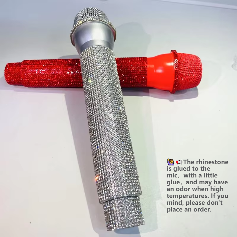 Kids Toys Videos - Props Artificial Microphone Prop with Diamond