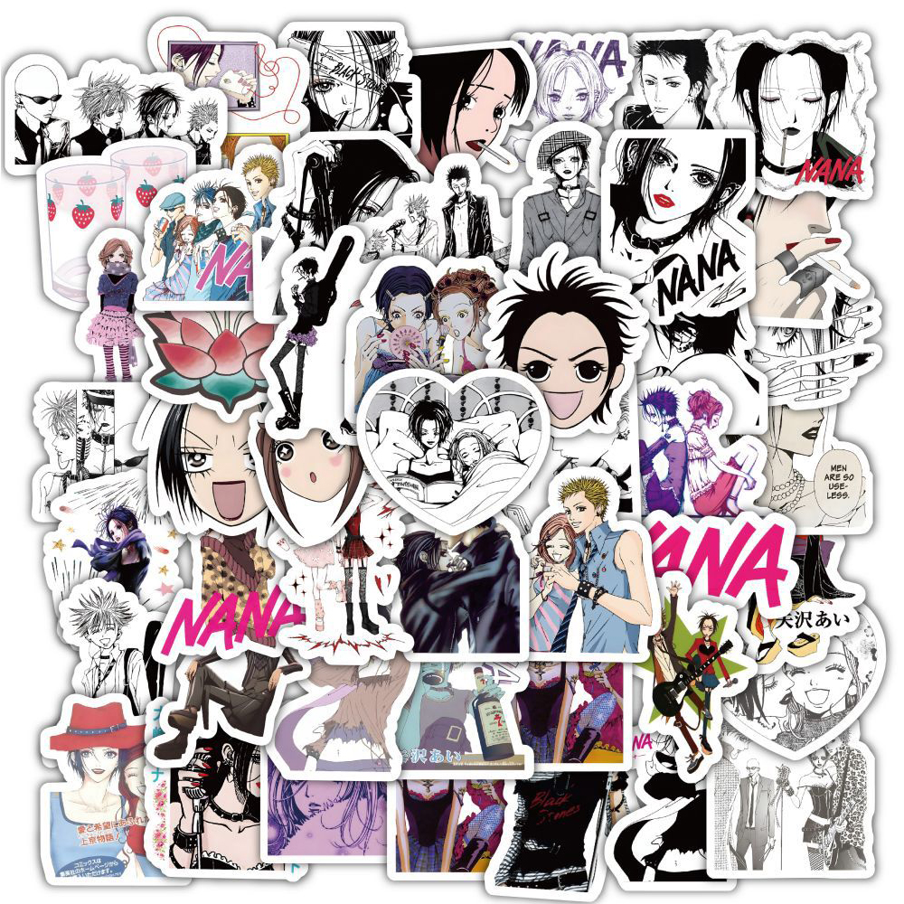 Kids Toys Laptop - 60PCS Anime NANA Stickers Cool Graffiti