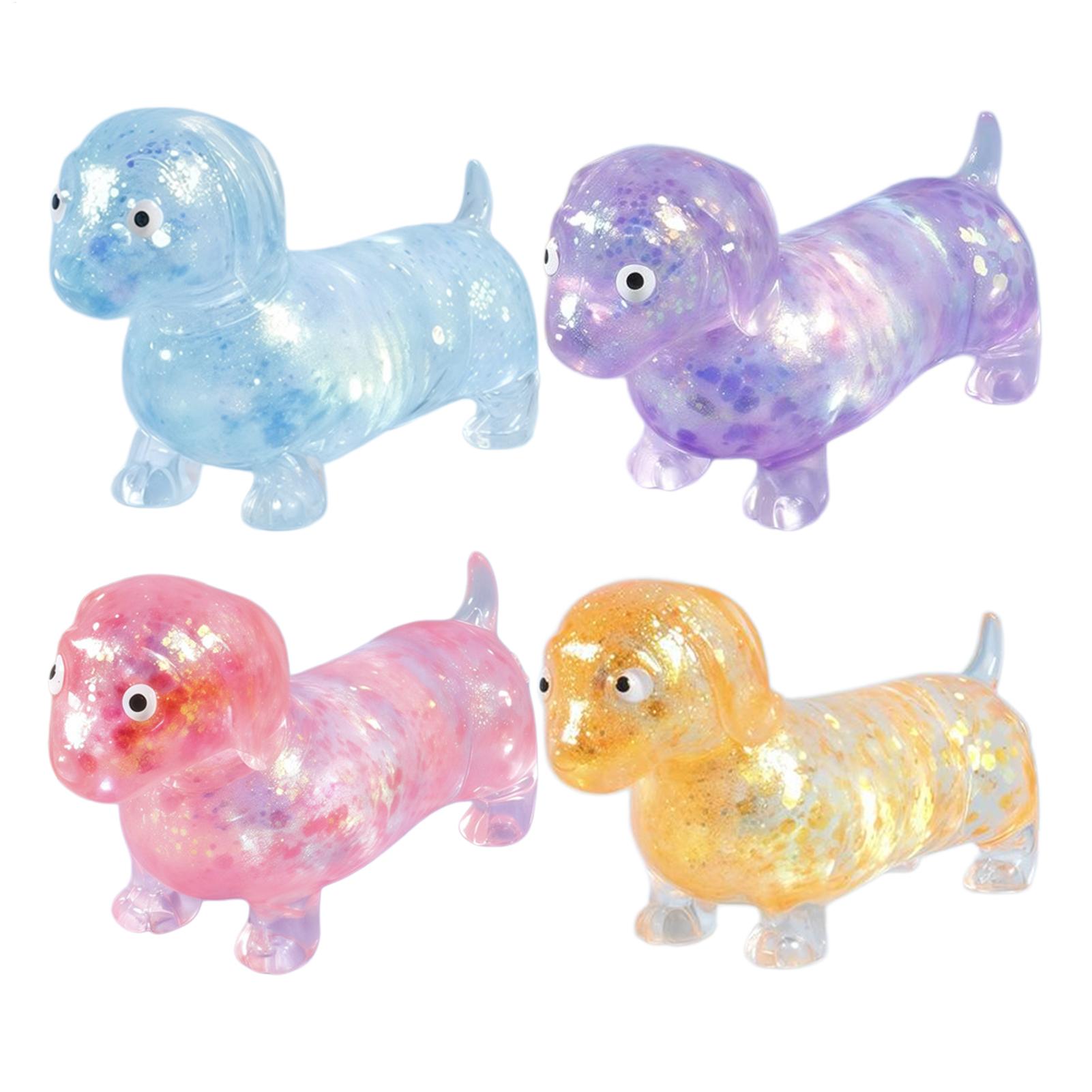 Kids Toys Dog - Creative Sparkling Powder Sausage Dog Pinch