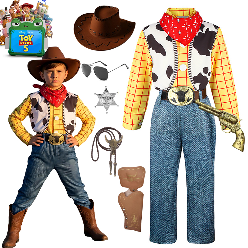 Kids Toys Supplier - Toy Story 5 Woody CowBoy Costume