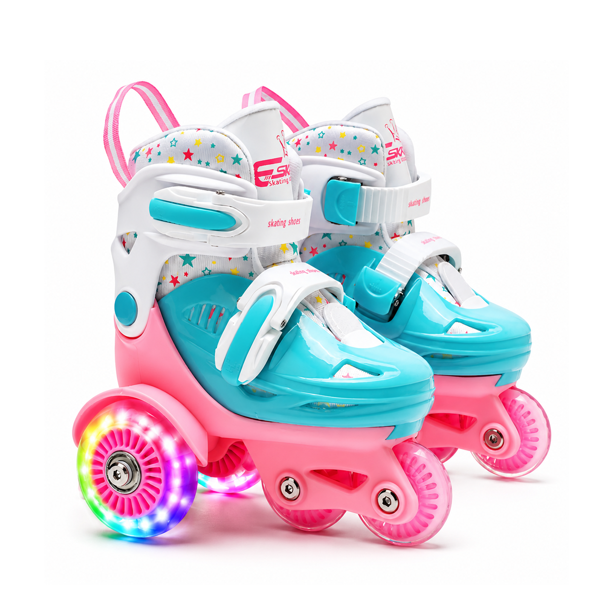 Kids Toys Quad - Kids Roller Skates Adjustable Beginner Quad