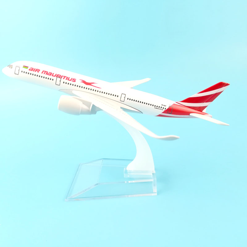 Kids Toys Mauritius - 16cm Metal Airplane Model Air mauritius