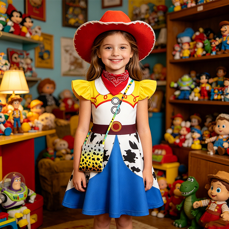 Kids Toys Supplier - Toy Story Jessie Cowgirl Costume Dress