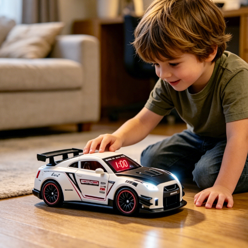 Kids Toys Cars - 1SET Kids Supercar Alarm Clock Toy,Race