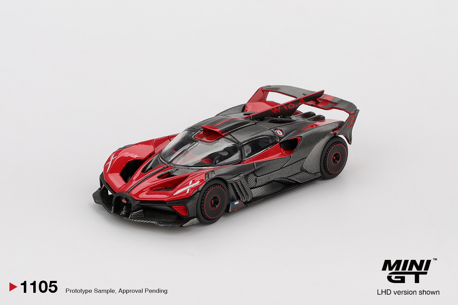 Kids Toys Cars - MINIGT 1/64 Bugatti Bolide Red MGT01105-CH
