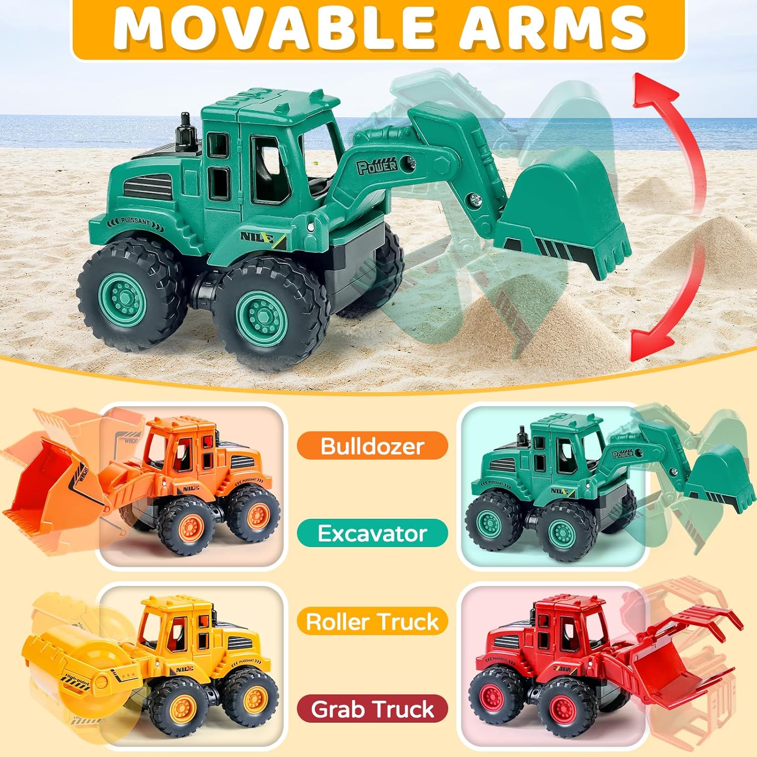 Construction Toys for Boys Kid - Kids Toys Jcb บทวิจารณ์และราคา