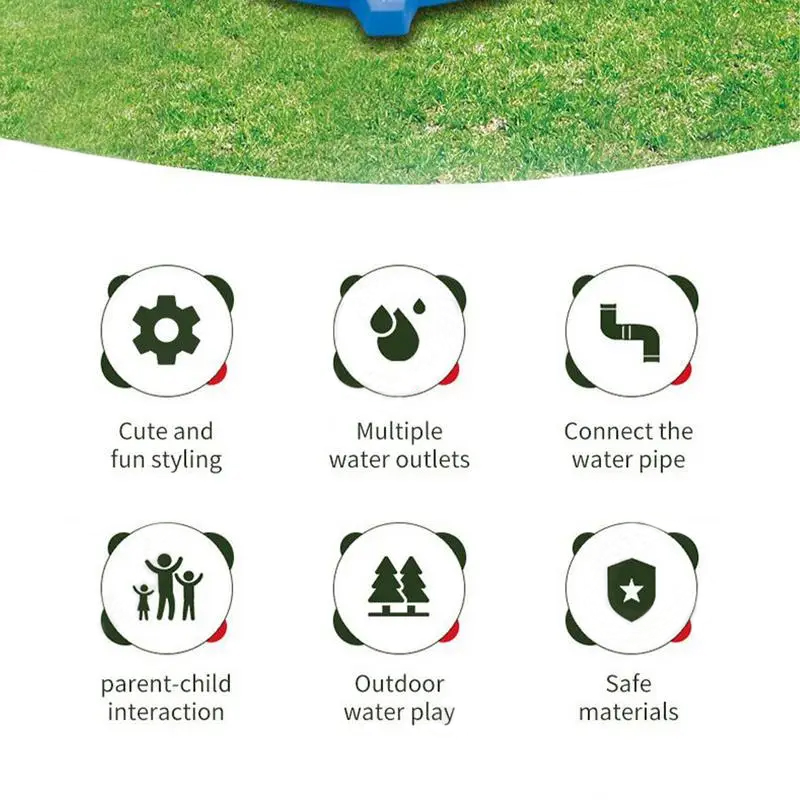 360 Degree Water Sprinkler Rot - Kids Yard Toys บทวิจารณ์และราคา