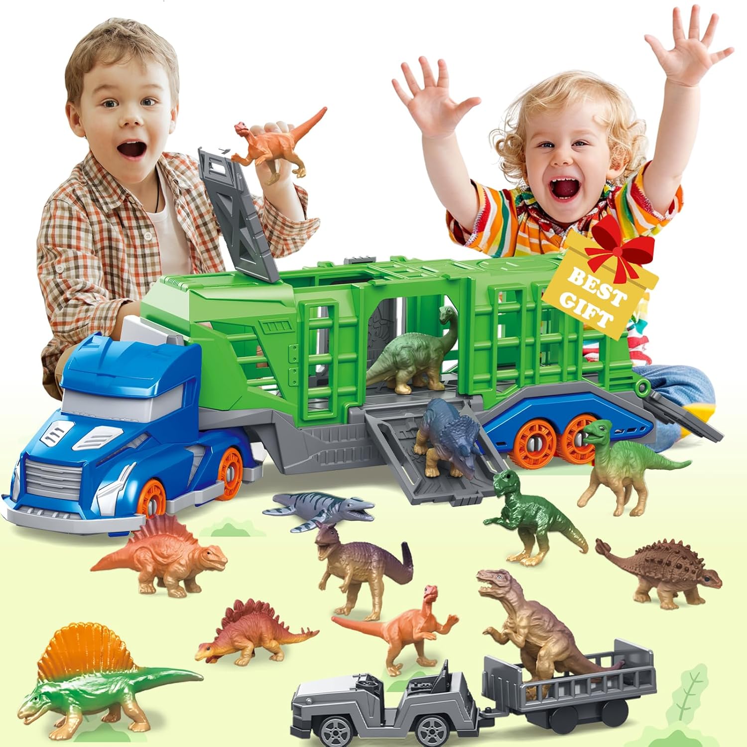 Dinosaur Animal Transport Vehi - Kids Toys Videos บทวิจารณ์และราคา