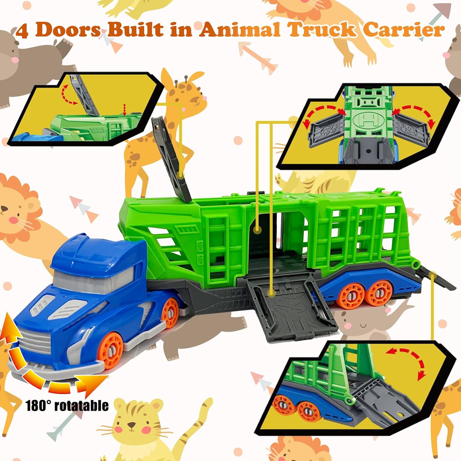 Dinosaur Animal Transport Vehi - Kids Toys Videos บทวิจารณ์และราคา