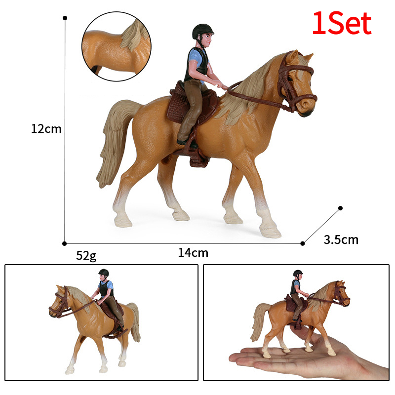 1Set Simulation Animals Horse  - Kids Toys Horse บทวิจารณ์และราคา