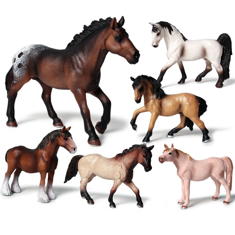 1Set Simulation Animals Horse  - Kids Toys Horse บทวิจารณ์และราคา