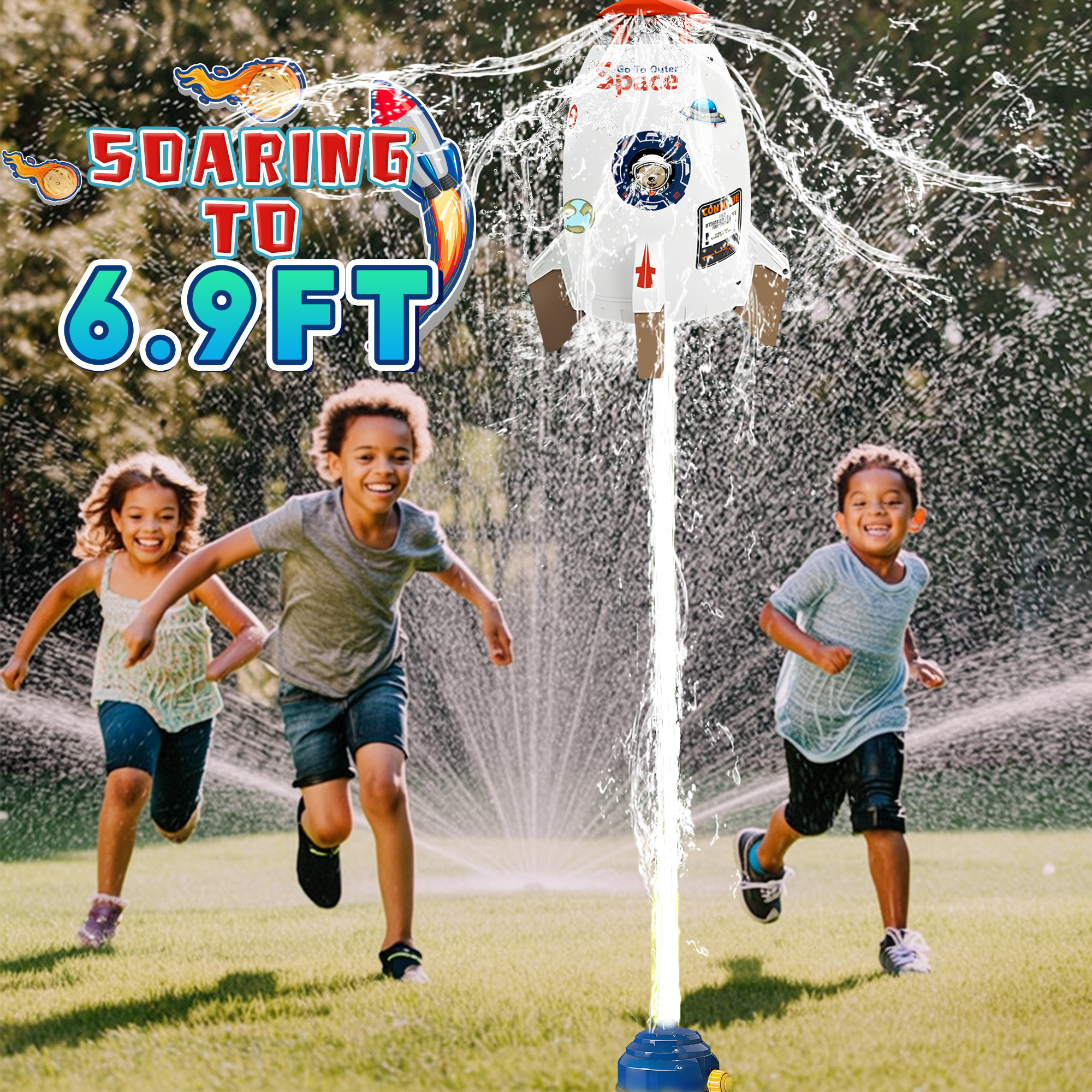 Sprinkler for Kids Outdoor Roc - Kids Yard Toys บทวิจารณ์และราคา