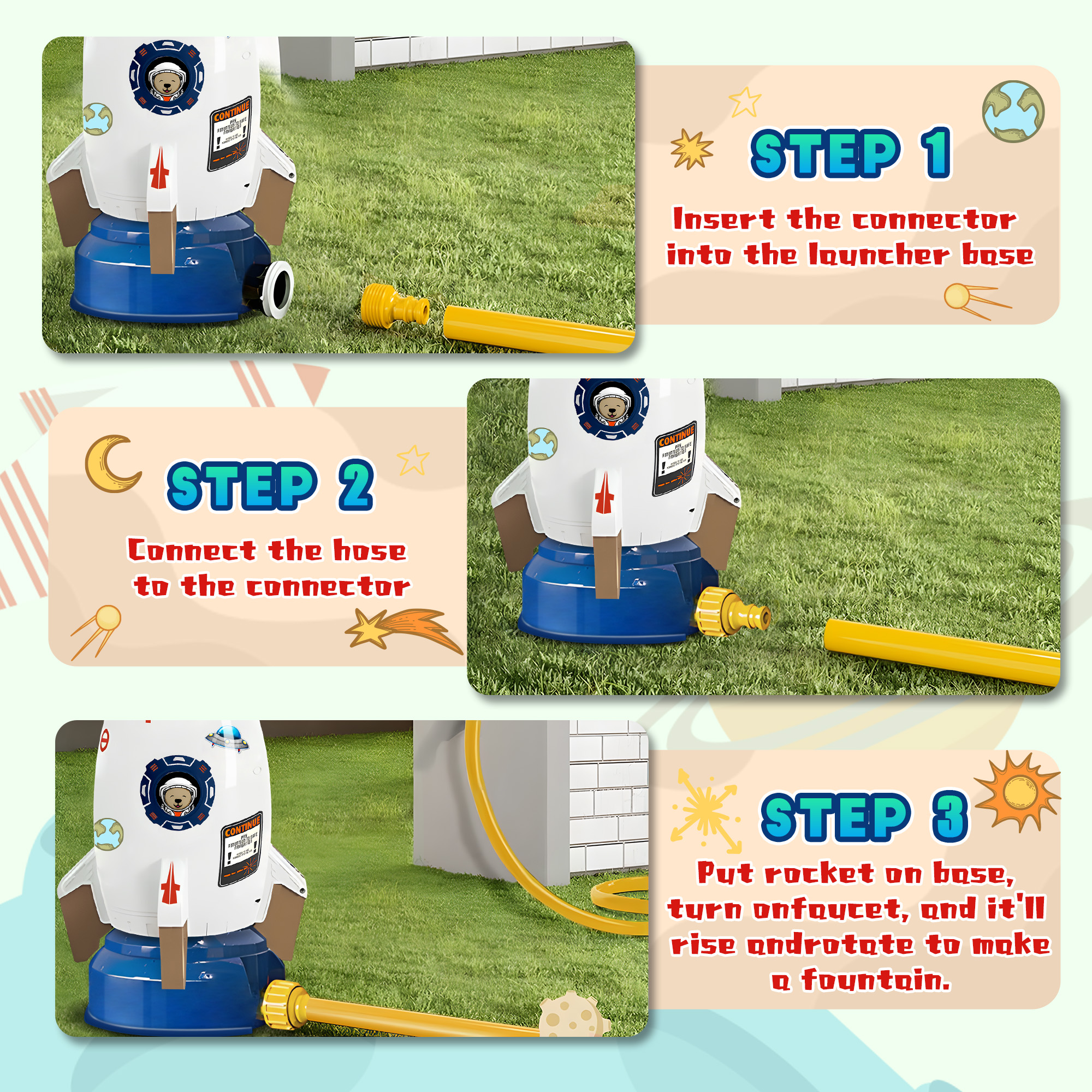 Sprinkler for Kids Outdoor Roc - Kids Yard Toys บทวิจารณ์และราคา