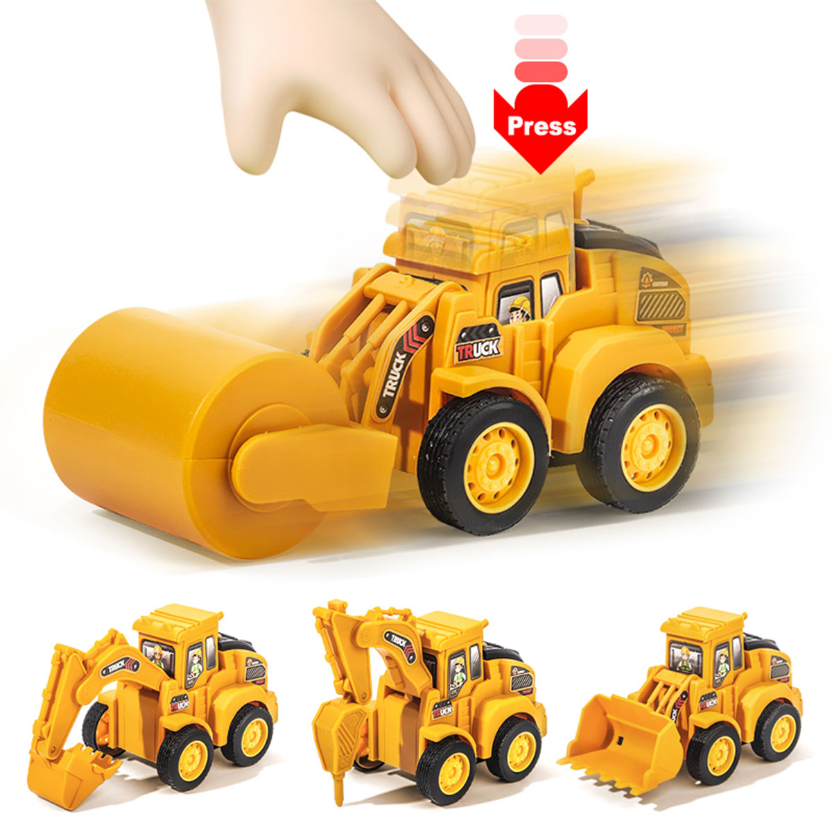 Engineering Vehicle Model Pres - Kids Toys Jcb บทวิจารณ์และราคา