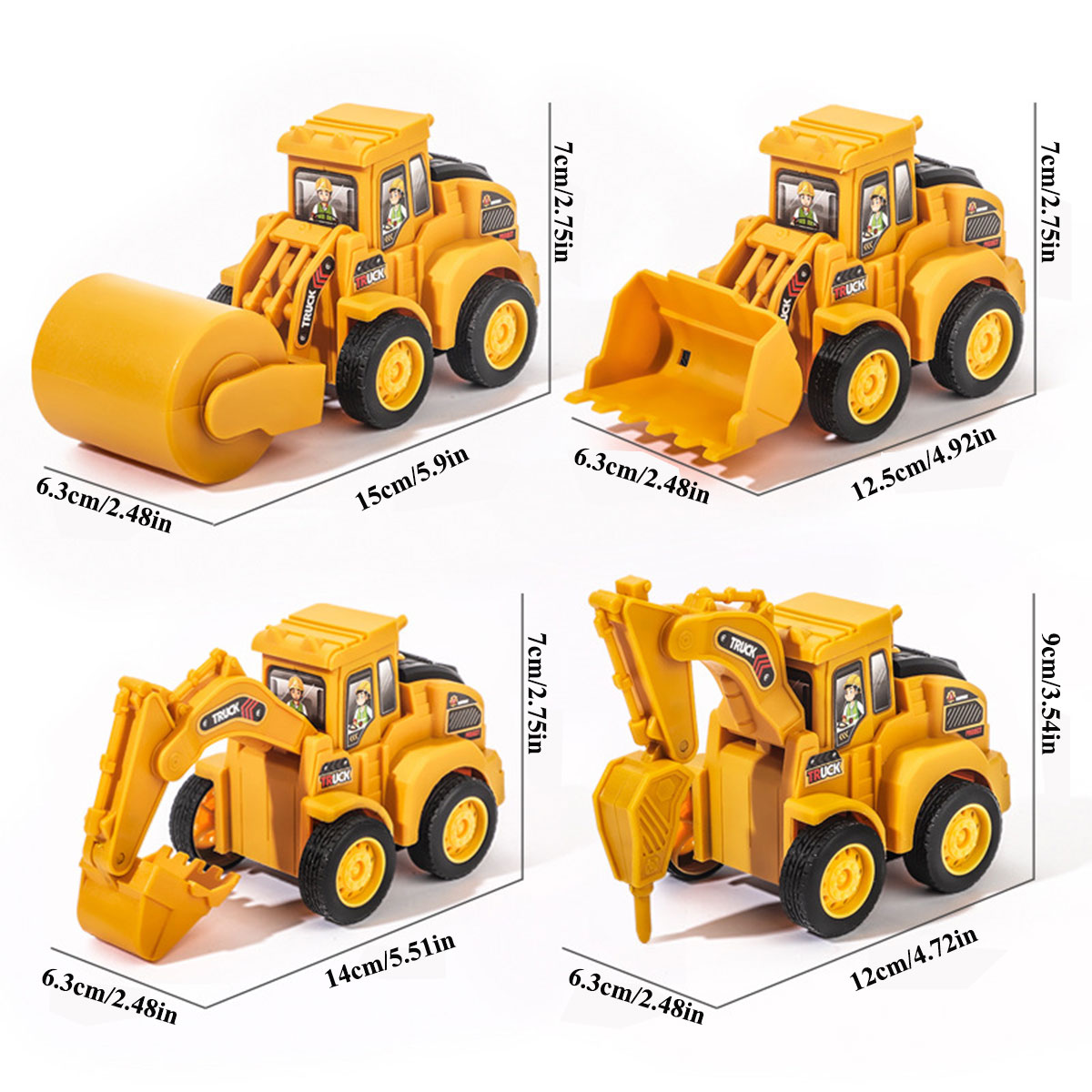 Engineering Vehicle Model Pres - Kids Toys Jcb บทวิจารณ์และราคา