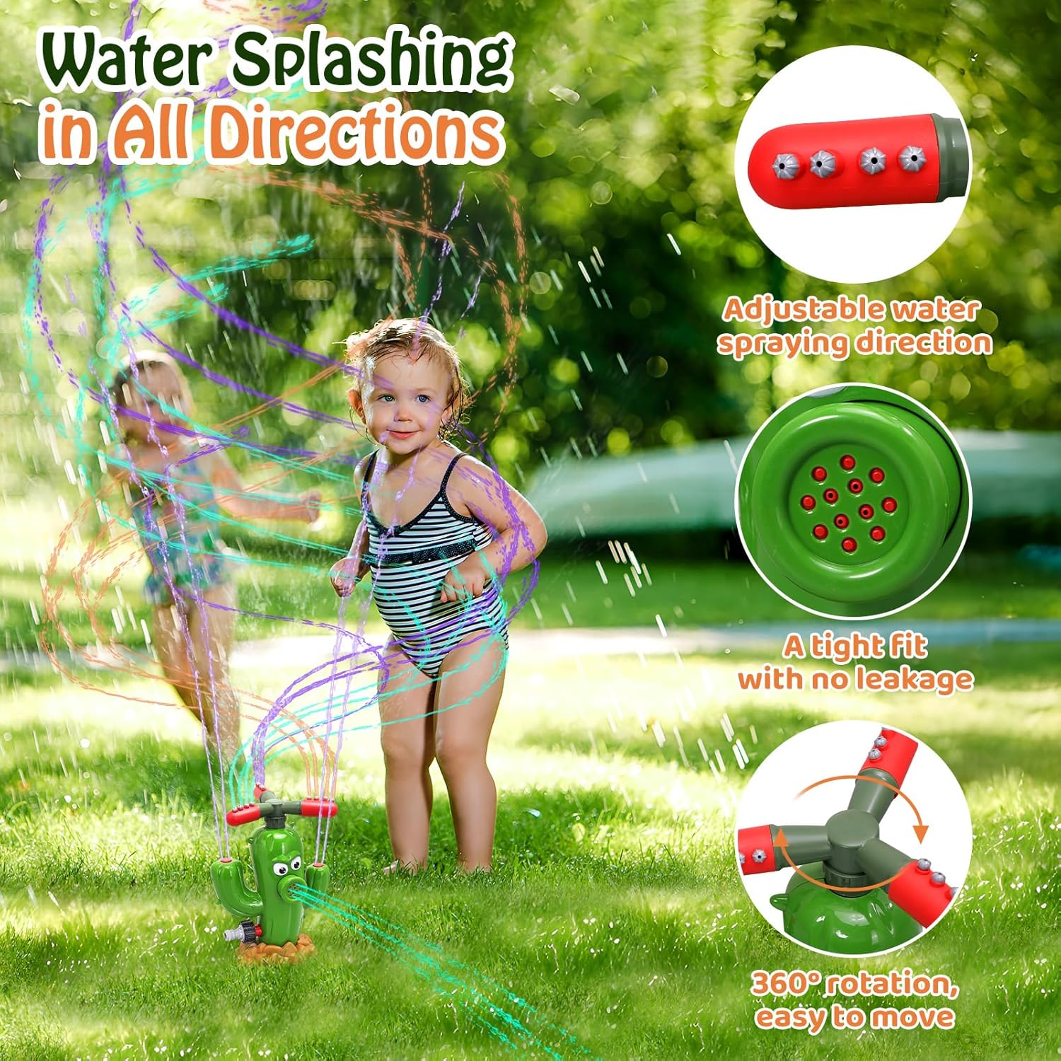 Water Spray Toy Cactus Sprinkl - Kids Yard Toys บทวิจารณ์และราคา