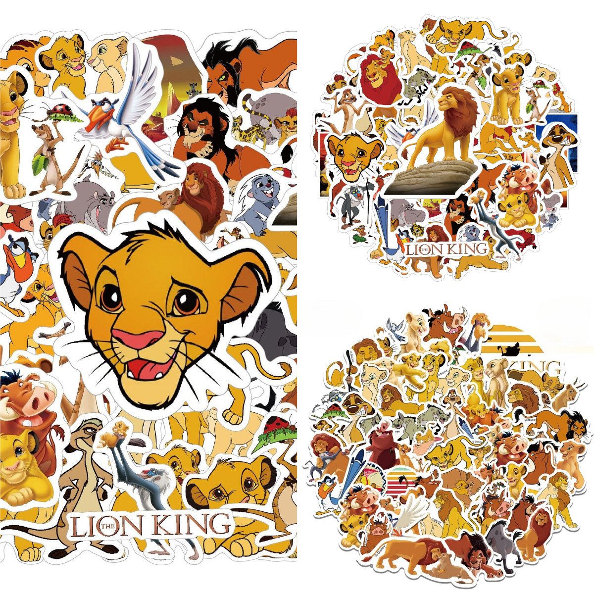 Cute lion Party Stickers Carto - Kids Toys Laptop บทวิจารณ์และราคา