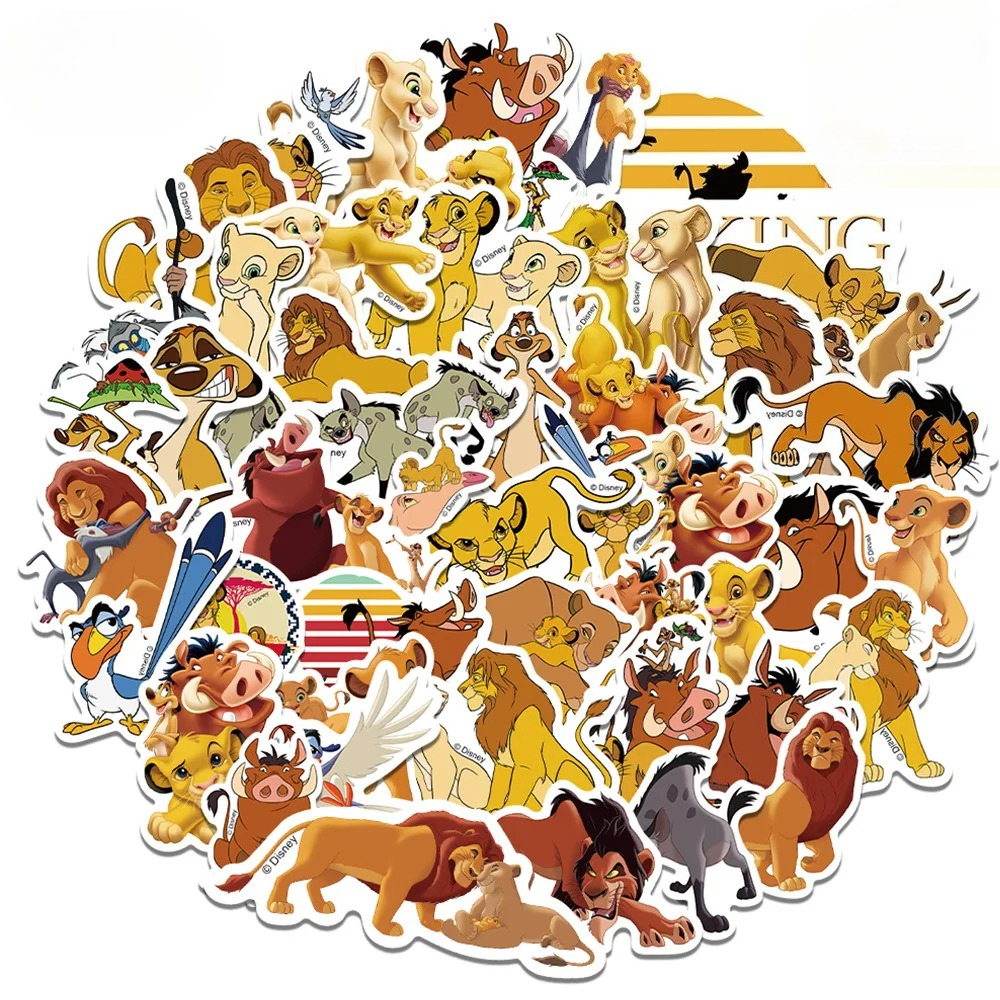 Cute lion Party Stickers Carto - Kids Toys Laptop บทวิจารณ์และราคา