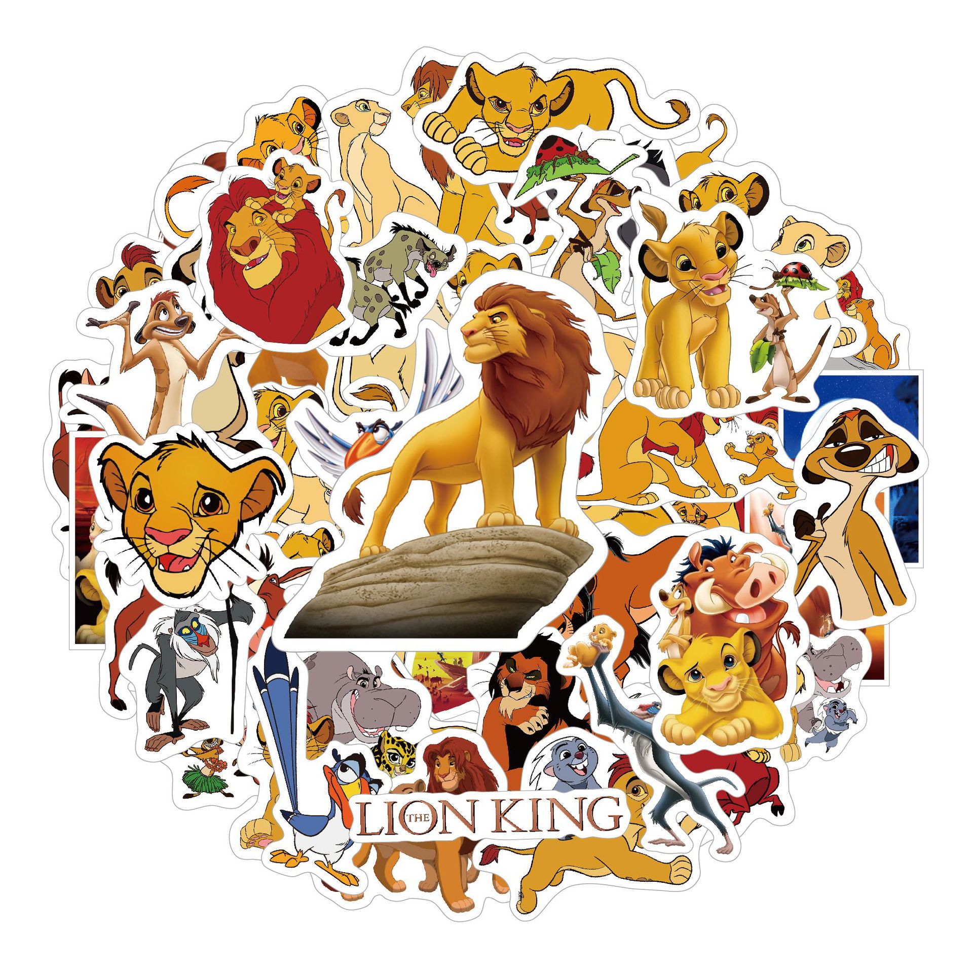 Cute lion Party Stickers Carto - Kids Toys Laptop บทวิจารณ์และราคา