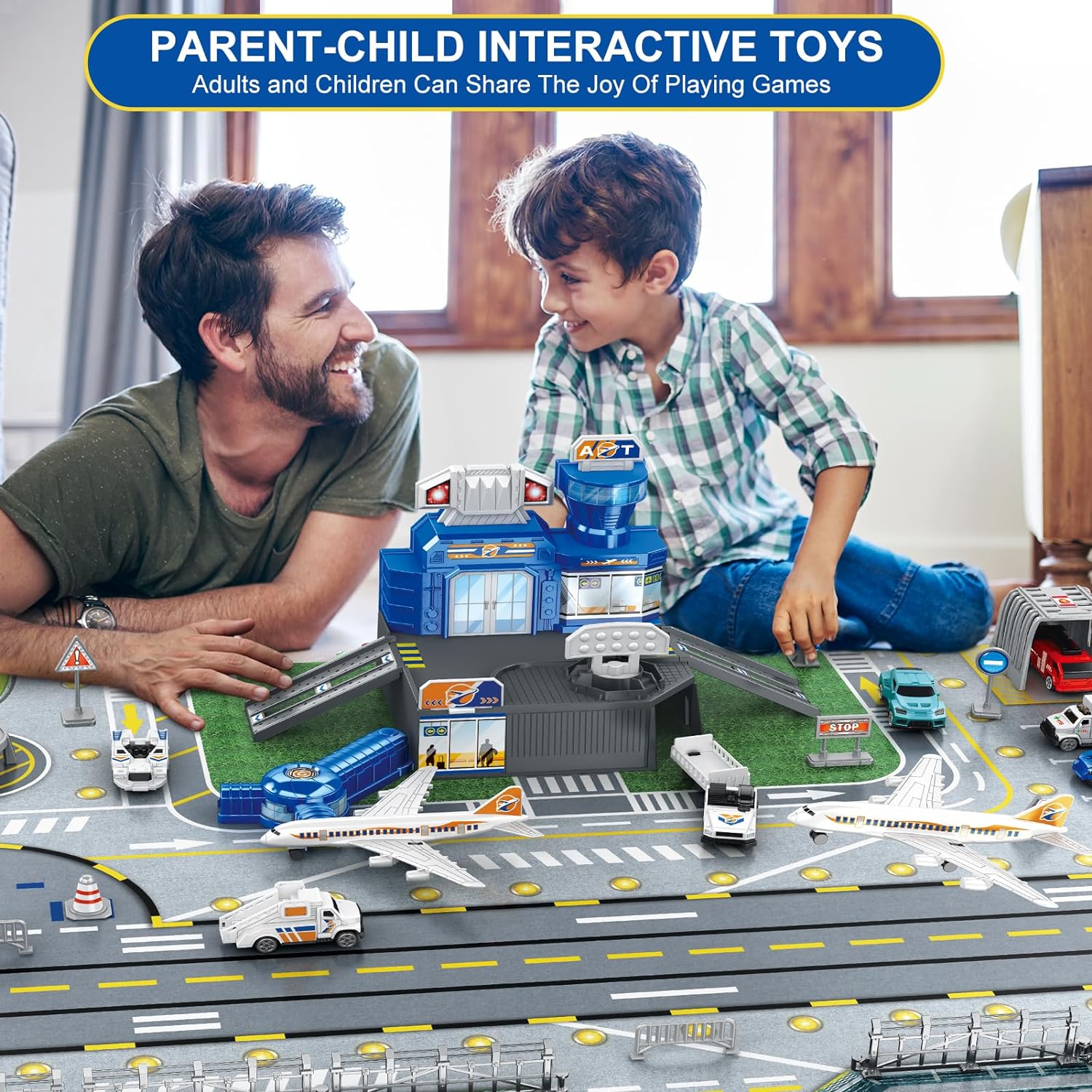 Children's Airport Scene Toy S - Kids Toys Cars บทวิจารณ์และราคา