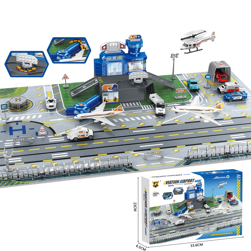 Children's Airport Scene Toy S - Kids Toys Cars บทวิจารณ์และราคา