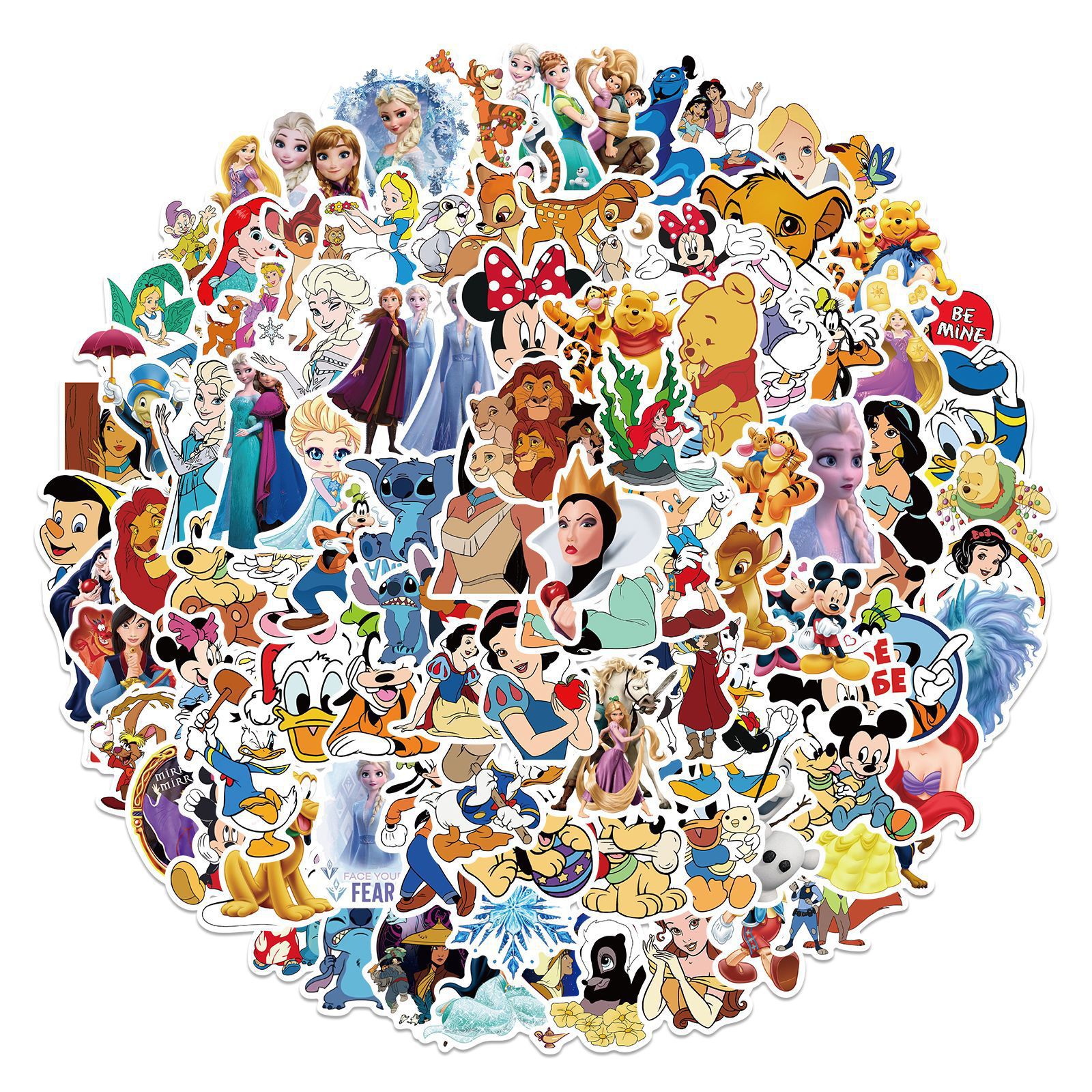 100PCS  Cute Mix Cartoon Anima - Kids Toys Laptop บทวิจารณ์และราคา