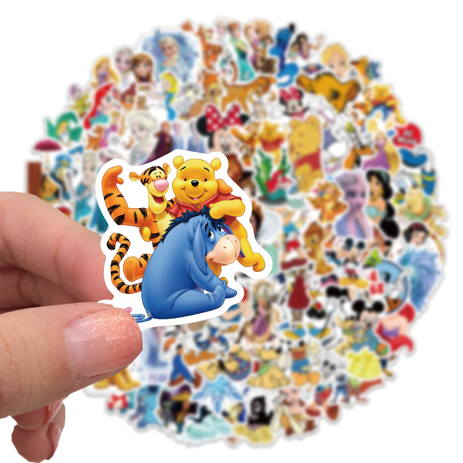 100PCS  Cute Mix Cartoon Anima - Kids Toys Laptop บทวิจารณ์และราคา