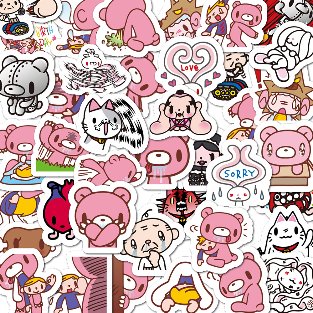 40pcs Cartoon Gloomy Bear & CH - Kids Toys Laptop บทวิจารณ์และราคา
