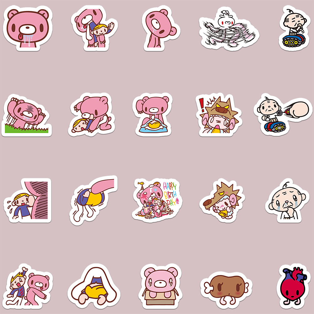 40pcs Cartoon Gloomy Bear & CH - Kids Toys Laptop บทวิจารณ์และราคา
