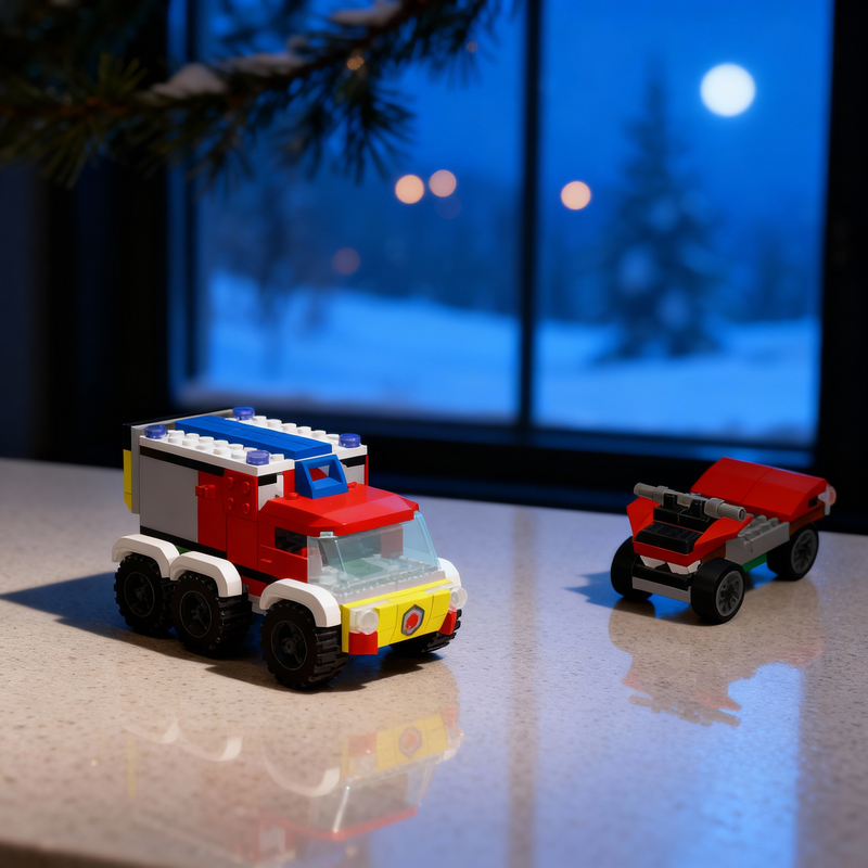 144pcs MOC Fire Truck Quad Cit - Kids Toys Quad บทวิจารณ์และราคา