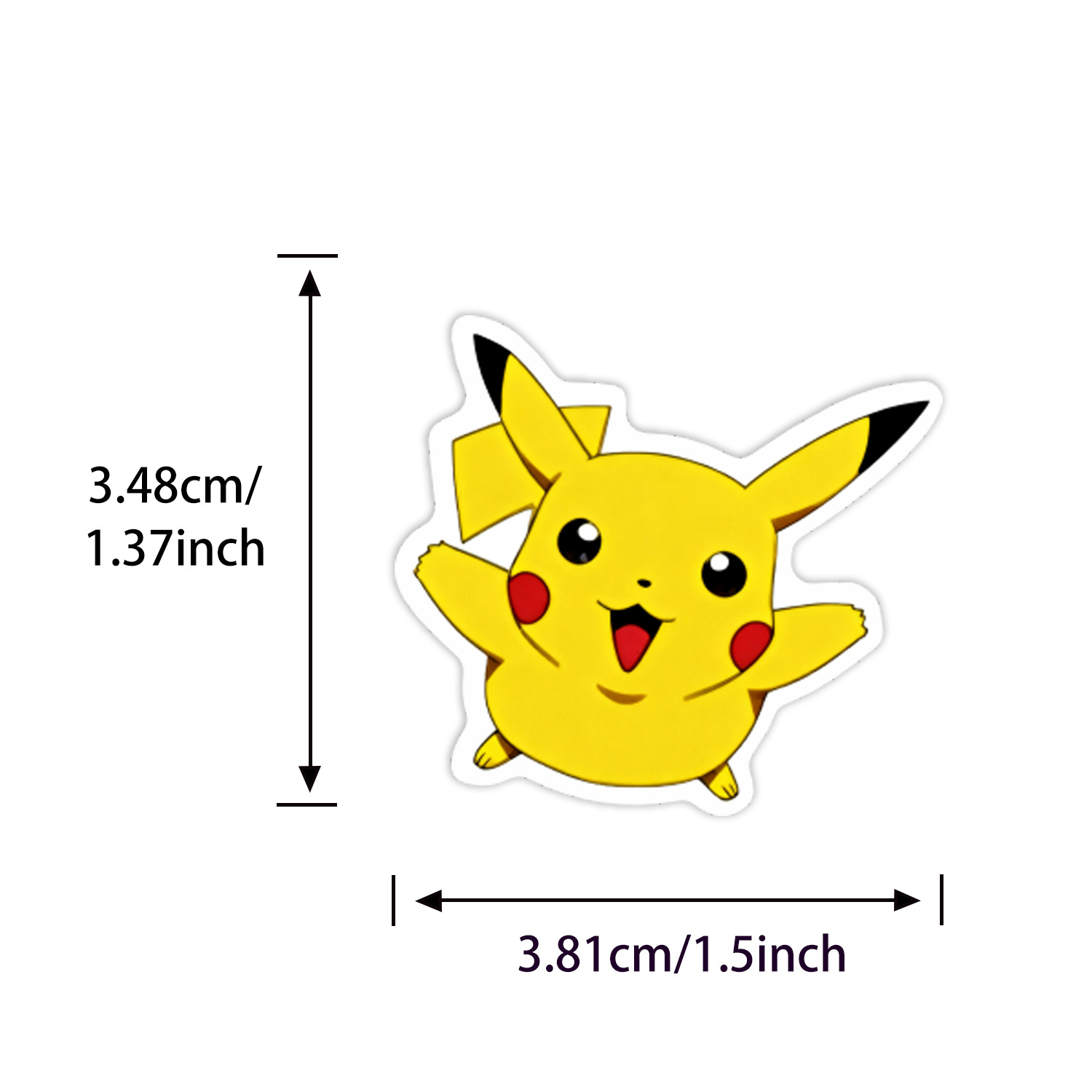 100/200pcs Pokemon Anime Stick - Kids Toys Laptop บทวิจารณ์และราคา