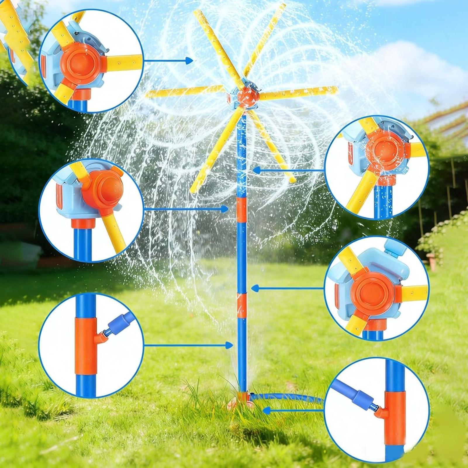 Kids Sprinkler Windmill Fun Sp - Kids Yard Toys บทวิจารณ์และราคา