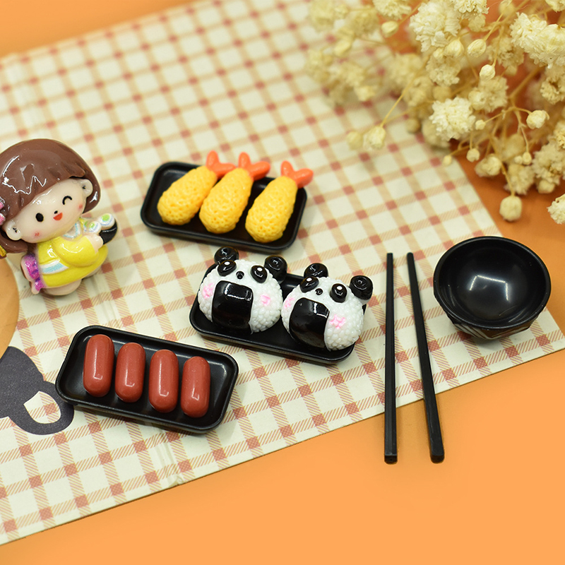 1 set 1:6 1:12 Dollhouse Minia - Kids Toys Kitchen Set บทวิจารณ์และราคา