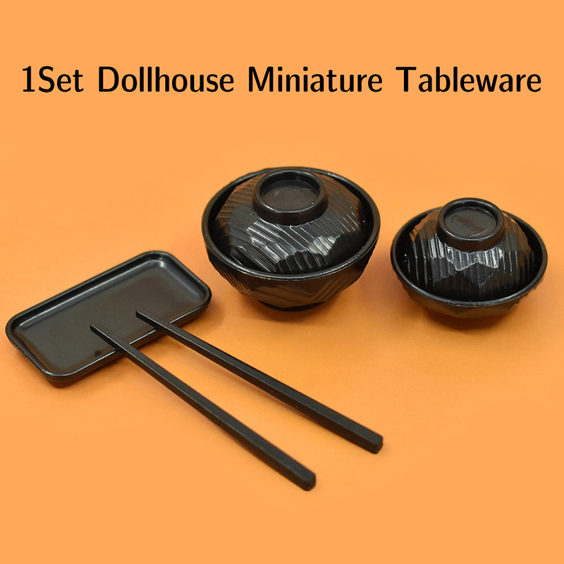 1 set 1:6 1:12 Dollhouse Minia - Kids Toys Kitchen Set บทวิจารณ์และราคา