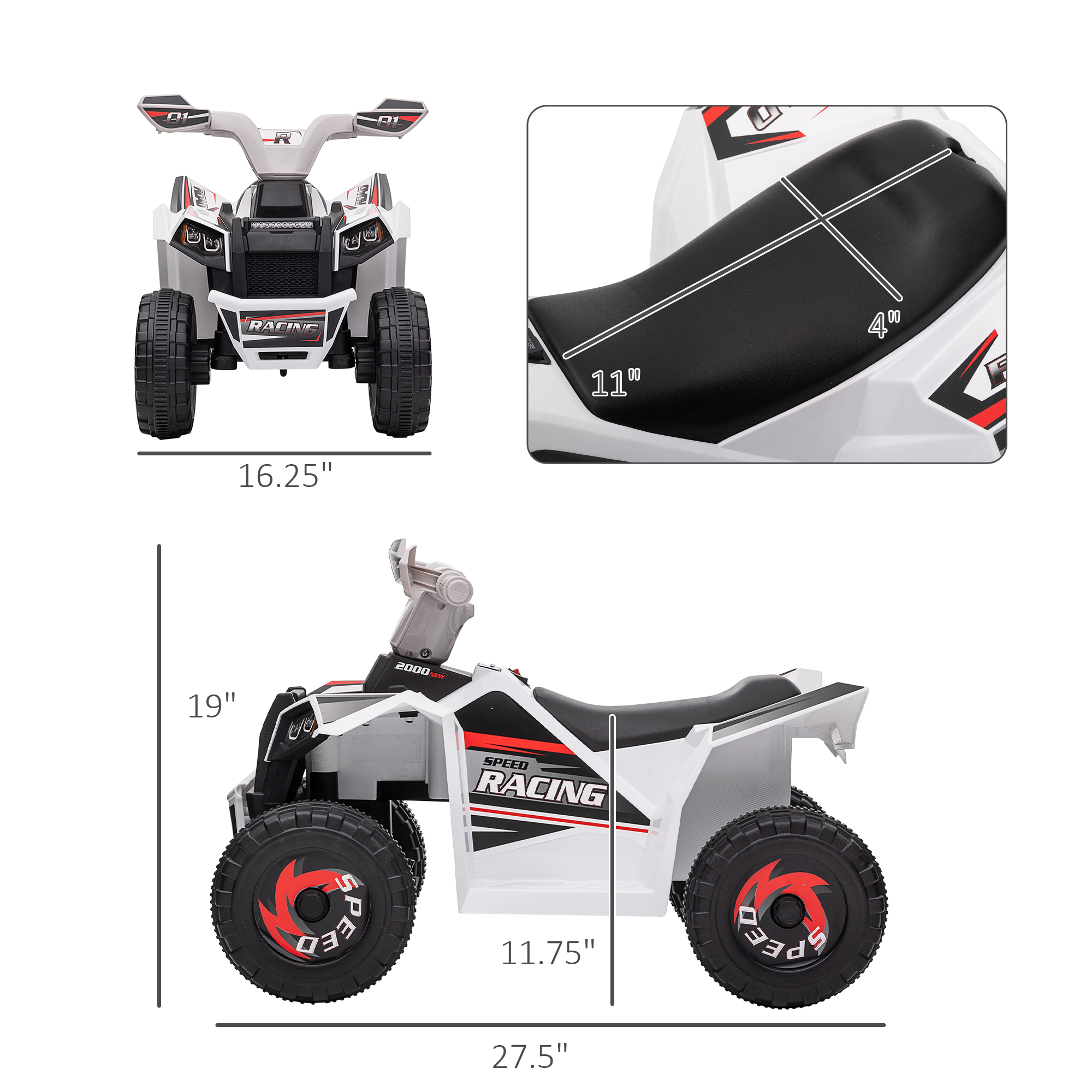 Car 6V with Kids Durable Desig - Kids Yard Toys บทวิจารณ์และราคา