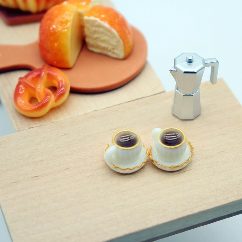 Cute Dollhouse Miniatures Coff - Kids Toys Kitchen Set บทวิจารณ์และราคา