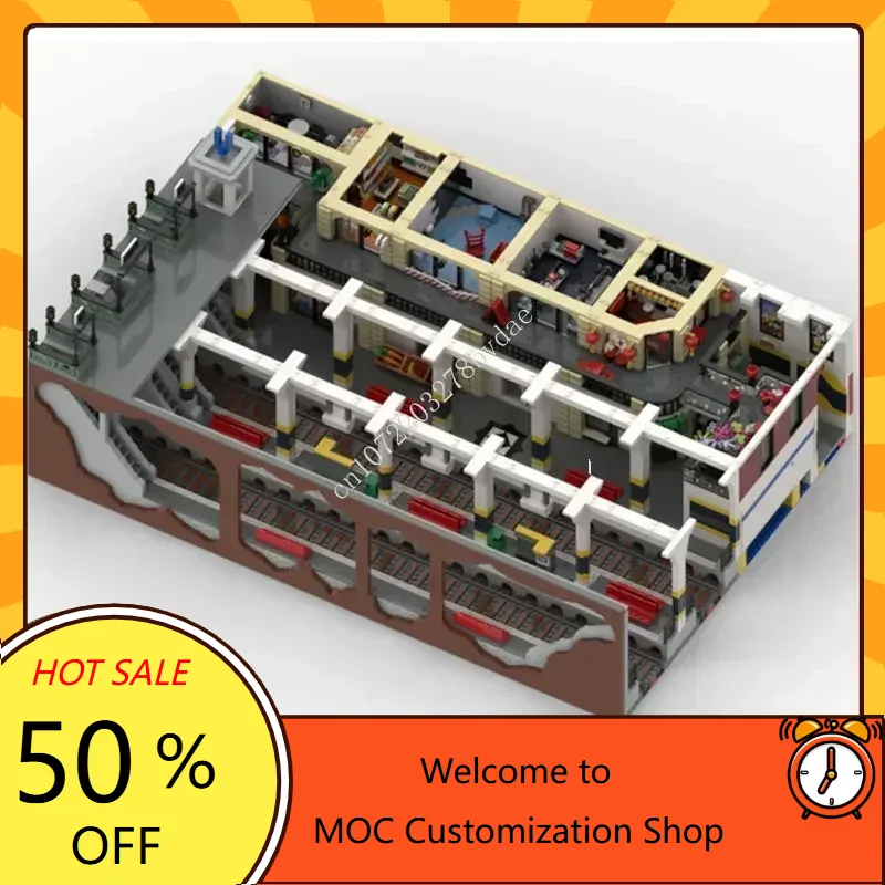 11937PCS Subway Station And Ma - Kids Toys Mall บทวิจารณ์และราคา