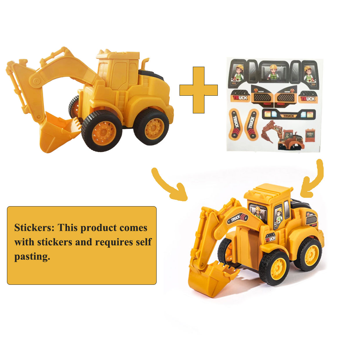Engineering Vehicle Model Pres - Kids Toys Jcb บทวิจารณ์และราคา