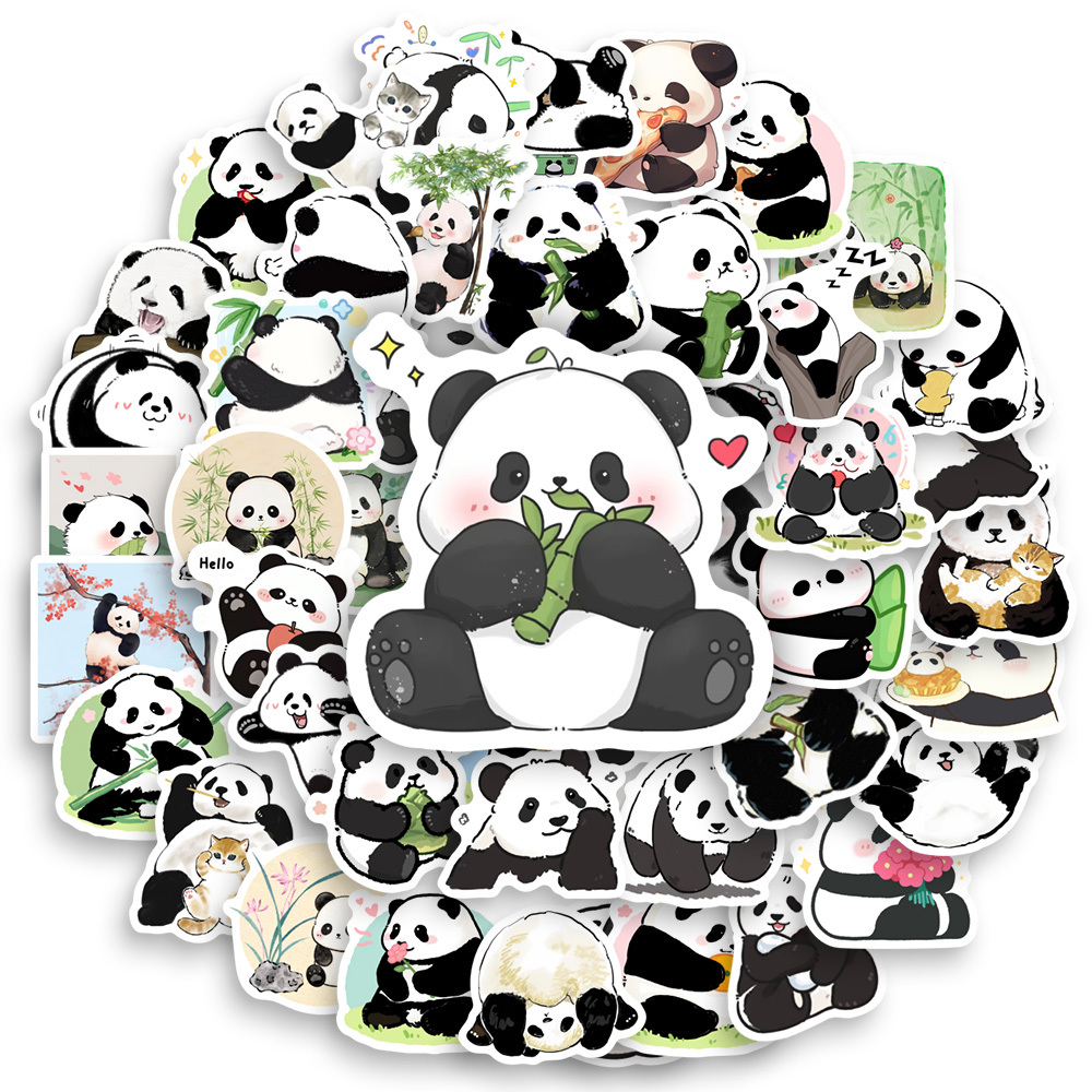 Cute Cartoon Panda Stickers Wa - Kids Toys Laptop บทวิจารณ์และราคา