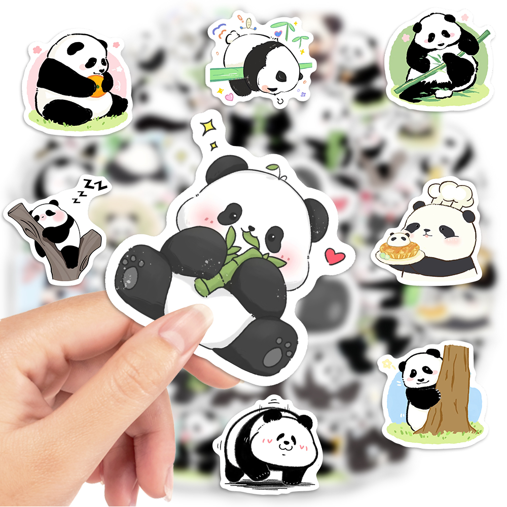 Cute Cartoon Panda Stickers Wa - Kids Toys Laptop บทวิจารณ์และราคา