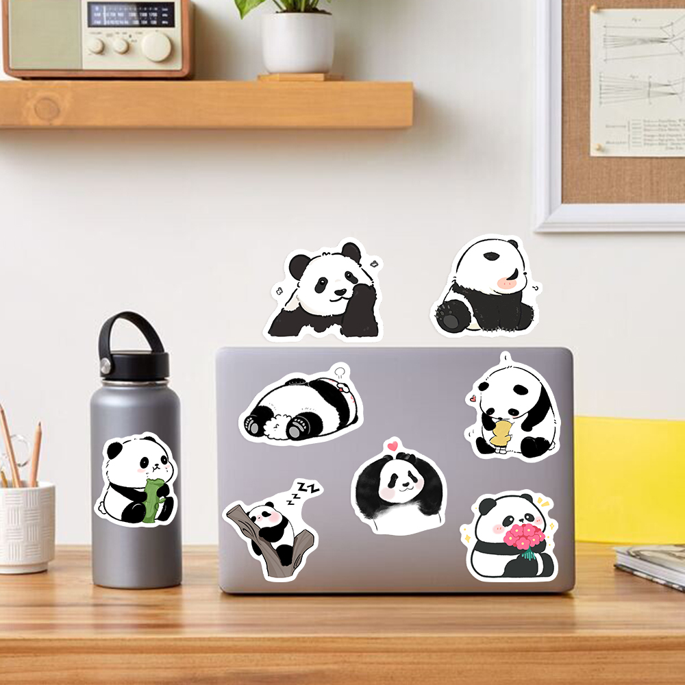 Cute Cartoon Panda Stickers Wa - Kids Toys Laptop บทวิจารณ์และราคา