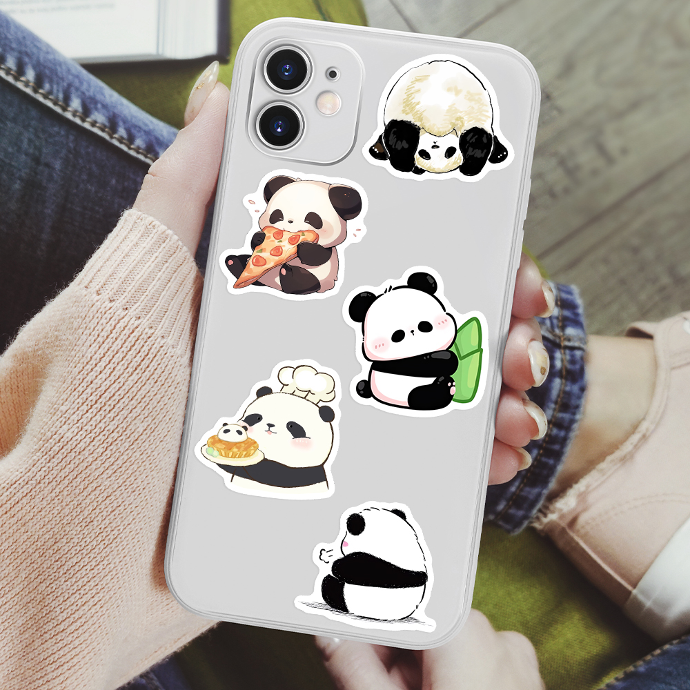 Cute Cartoon Panda Stickers Wa - Kids Toys Laptop บทวิจารณ์และราคา