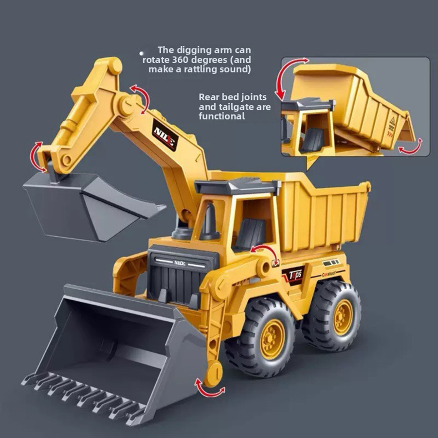 1pcs Excavator Truck Model Toy - Kids Toys Supplier บทวิจารณ์และราคา