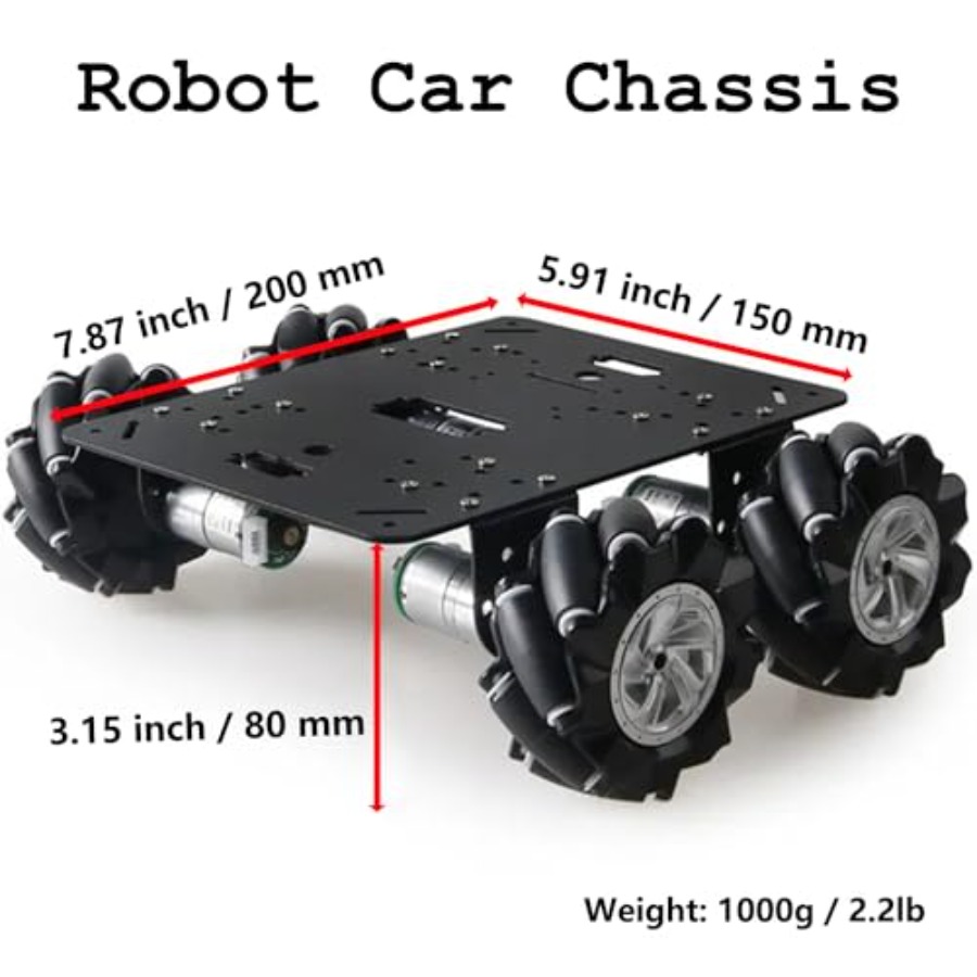 Omnidirectional 80mm mecanum w - Remote Control Car บทวิจารณ์และราคา