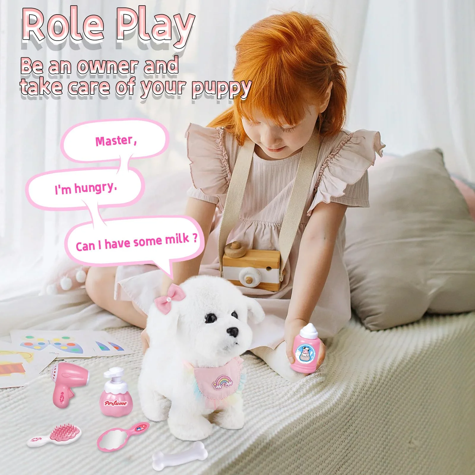 Interactive Walking Toy Dog fo - Kids Toys Dog บทวิจารณ์และราคา